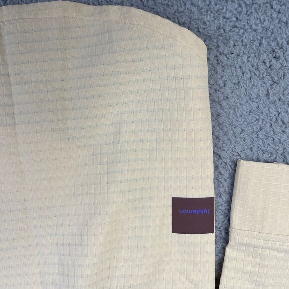 Lululemon Shirt Womens 10 Snap Utility Overshirt Contrast Pockets Shacket Safari - Picture 11 of 16